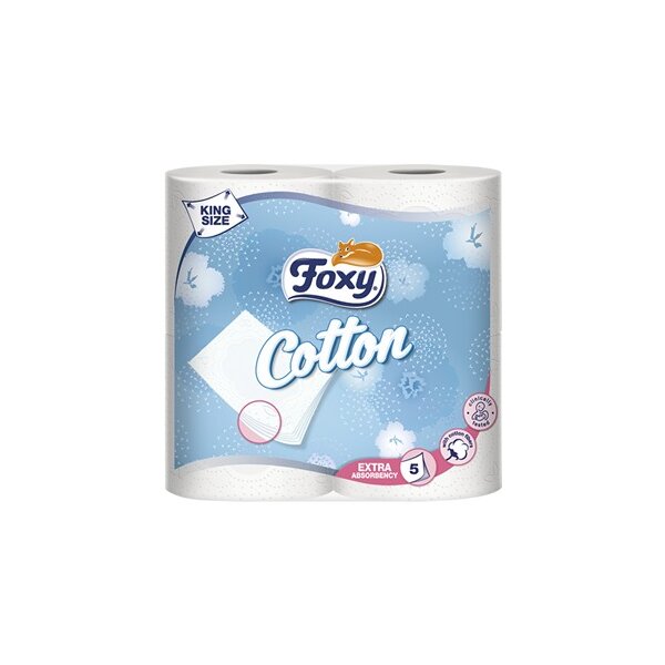 Toilettenpapier Cotton Rolle verziert - x4