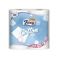 Toilettenpapier Cotton Rolle verziert - x4