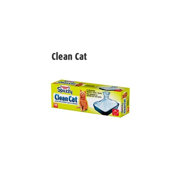 Clean Cat 10 sacchetti x lettiera
