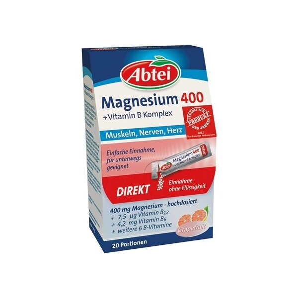 Magnesium 400 + Vitamin B Granulat x20
