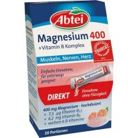 Magnesium 400 + Vitamin B Granulat x20