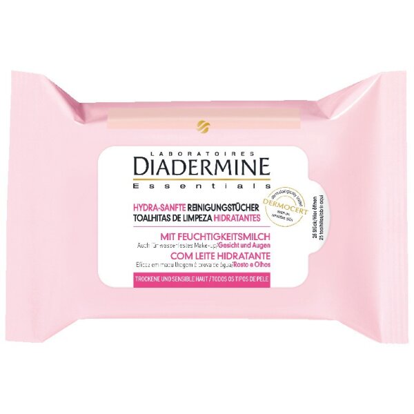 Salviettine detergenti Diadermine Essentials  x25
