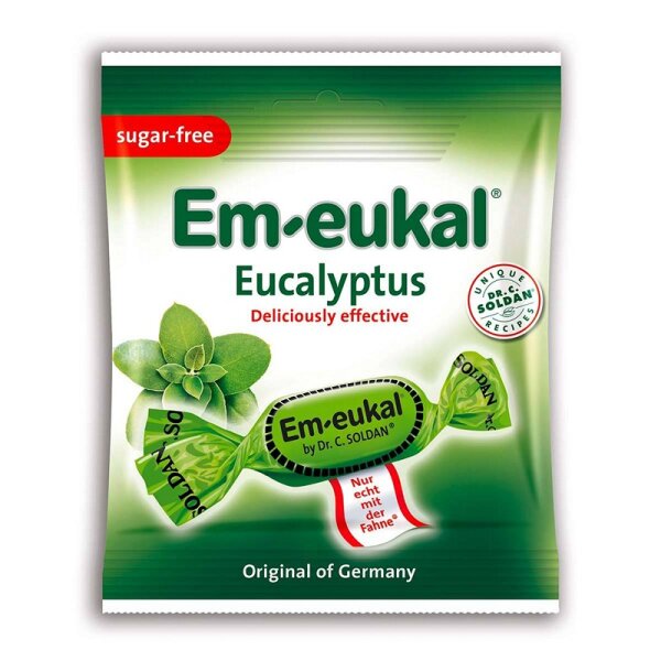 Soldan Em-eukal Eucalyptus Bonbons 50g Beutel zuckerfrei