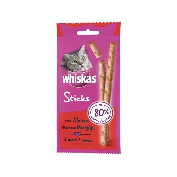 Whis catstick Rind 3x6g