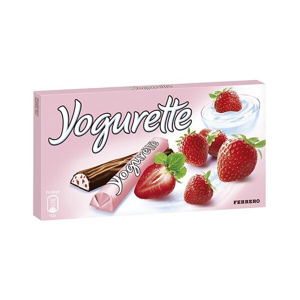 Yogurette fragola/mirtillo nero 100g
