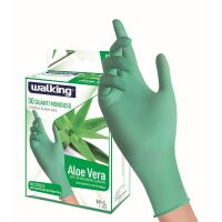 Walking Handschuhe einweg mit Aloe x30 S/M