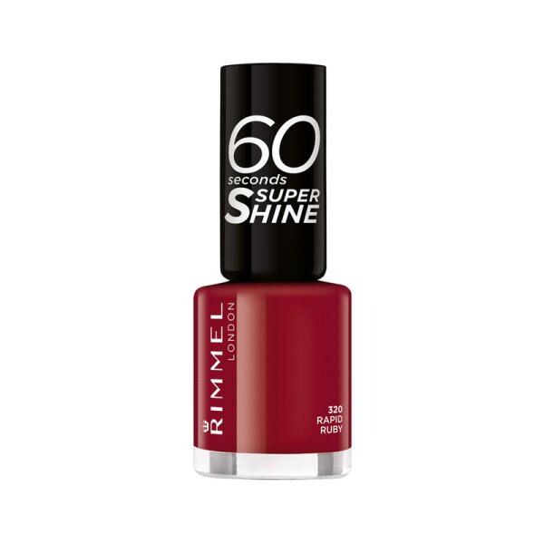 Rimm smalto 60 sec Super Shine 320 rosso scuro