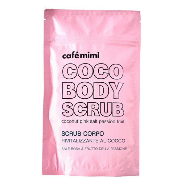 Café mini scrub corpo rivitalizzante al cocco sale rosa & frutto della passione 150g