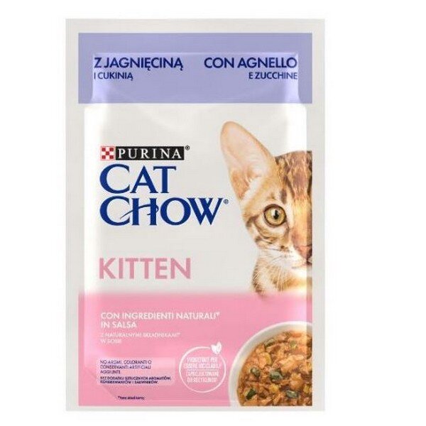 Cat Chow  kitten Lamm und  zucchini 85g